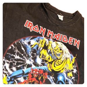Iron Maiden Vintage Tshirt Sz L fits like Sz M